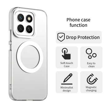 Калъф за Honor X8c - CandyCase MagSafe - Бял