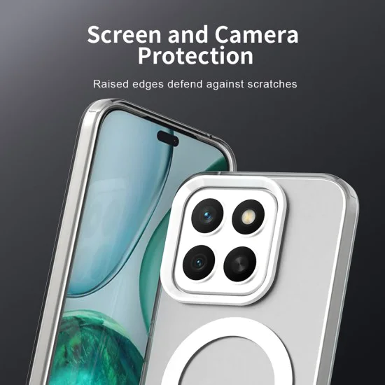 Калъф за Honor X8c - CandyCase MagSafe - Бял