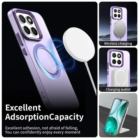 Калъф за Honor X8c - CandyCase MagSafe - Лилав