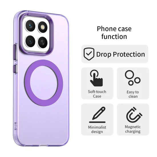 Калъф за Honor X8c - CandyCase MagSafe - Лилав