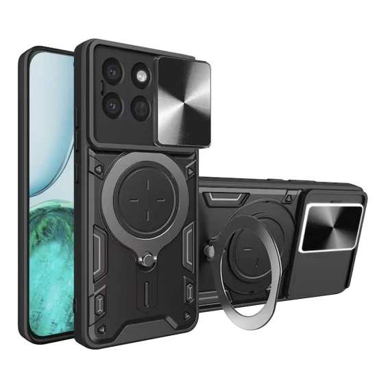 Калъф за Honor X8c - Techsuit - CamGuard Pro - Черен