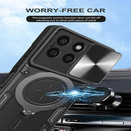 Калъф за Honor X8c - Techsuit - CamGuard Pro - Червен