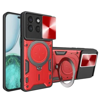 Калъф за Honor X8c - Techsuit - CamGuard Pro - Червен