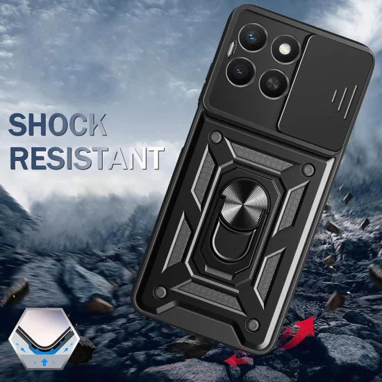 Калъф за Honor X8c - Techsuit - CamShield Series - Rose Gold