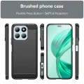Калъф за Honor X8c - Techsuit - Carbon Silicone - Черен