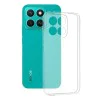 Калъф за Honor X8c - Techsuit - Прозрачен силикон - Прозрачен