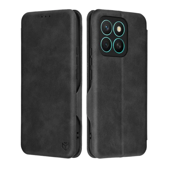 Калъф за Honor X8c - Techsuit - Safe Wallet Plus - Черен