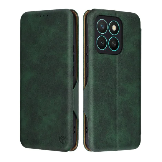 Калъф за Honor X8c - Techsuit - Safe Wallet Plus - Зелен
