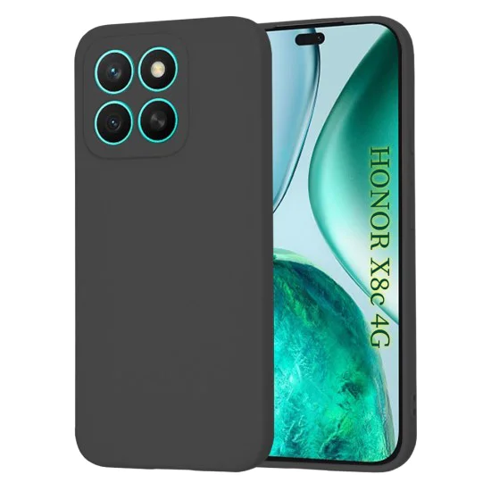 Калъф за Honor X8c - Techsuit - SoftFlex - Черен