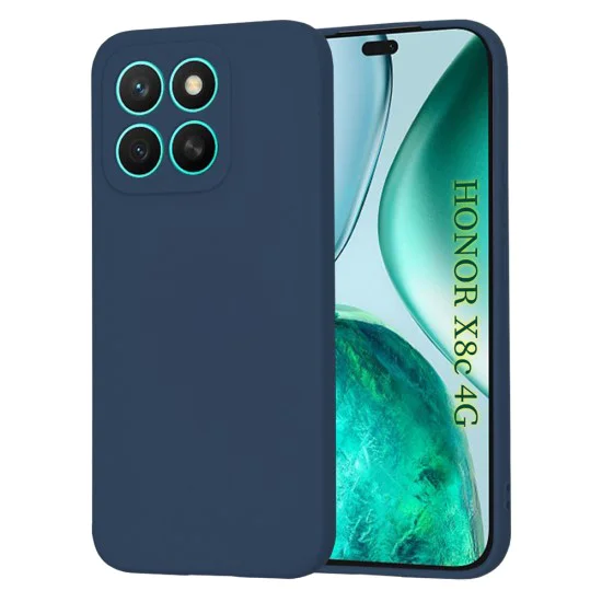 Калъф за Honor X8c - Techsuit - SoftFlex - Navy Blue