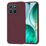 Калъф за Honor X8c - Techsuit - SoftFlex - Plum Red