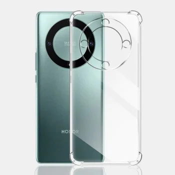 Калъф за Honor X9a - Удароустойчив Прозрачен Силиконов - Прозрачен