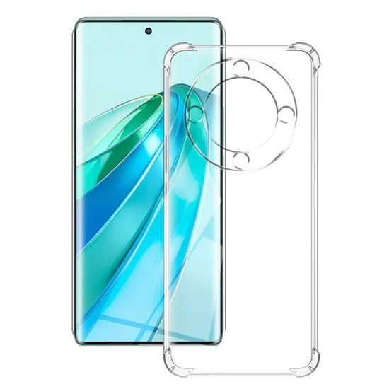 Калъф за Honor X9a - Удароустойчив Прозрачен Силиконов - Прозрачен