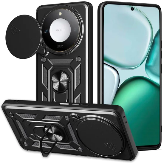 Калъф за Honor X9c Smart - Techsuit - CamShield Series - Черен