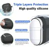 Калъф за Huawei FreeClip 2 - Silicone Case - Techsuit - Черен