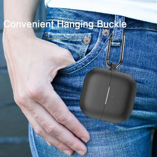 Калъф за Huawei FreeClip 2 - Silicone Case - Techsuit - Черен