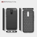 Калъф за Huawei Mate 10 Lite - Carbon Silicone - Черен