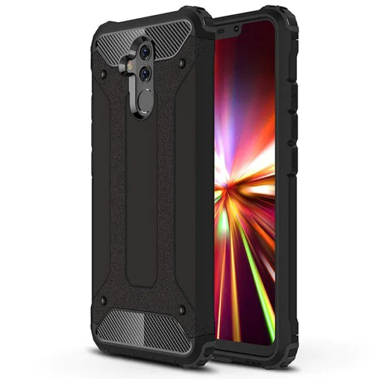 Калъф за Huawei Mate 20 Lite - Hybrid Armor - Черен