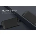 Калъф за Huawei P10 - Carbon Silicone - Черен