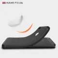 Калъф за Huawei P10 Lite - Carbon Silicone - Черен