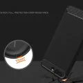 Калъф за Huawei P10 Plus - Carbon Silicone - Черен