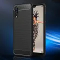 Калъф за Huawei P20 - Carbon Silicone - Черен