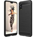 Калъф за Huawei P20 - Carbon Silicone - Черен