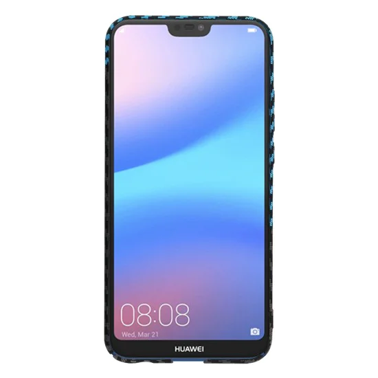 Калъф за Huawei P20 Lite - Carbonite FiberShell - Blue Pulse