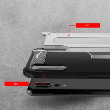 Калъф за Huawei P20 Pro - Hybrid Armor - Черен