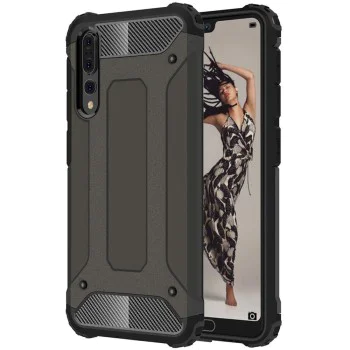 Калъф за Huawei P20 Pro - Hybrid Armor - Черен