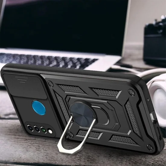 Калъф за Huawei P30 Lite / P30 Lite New Edition - CamShield Series - черен