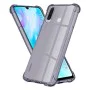 Калъф за Huawei P30 Lite / P30 Lite New Edition - Techsuit - Удароустойчив Clear Silicone - Опушено Черен
