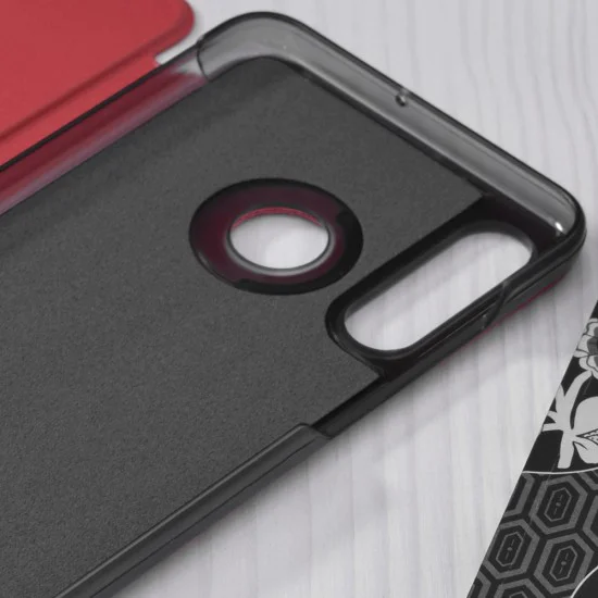 Калъф за Huawei P30 Lite / P30 Lite New Edition - eFold Series - Червен