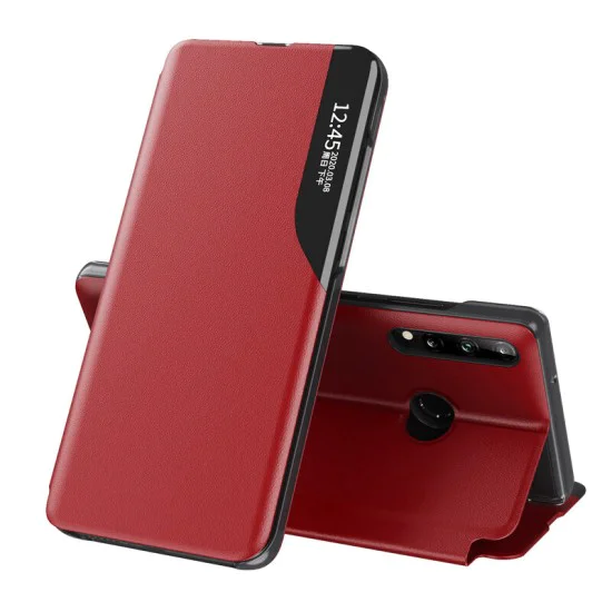 Калъф за Huawei P30 Lite / P30 Lite New Edition - eFold Series - Червен