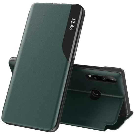 Калъф за Huawei P30 Lite / P30 Lite New Edition - eFold Series - Dark Green