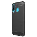 Калъф за Huawei P30 Lite / P30 lite New Edition - Carbon Silicone - Черен