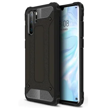 Калъф за Huawei P30 Pro - Hybrid Armor - Черен
