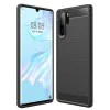 Калъф за Huawei P30 Pro / P30 Pro New Edition - Carbon Silicone - Черен