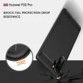 Калъф за Huawei P30 Pro / P30 Pro New Edition - Carbon Silicone - Черен