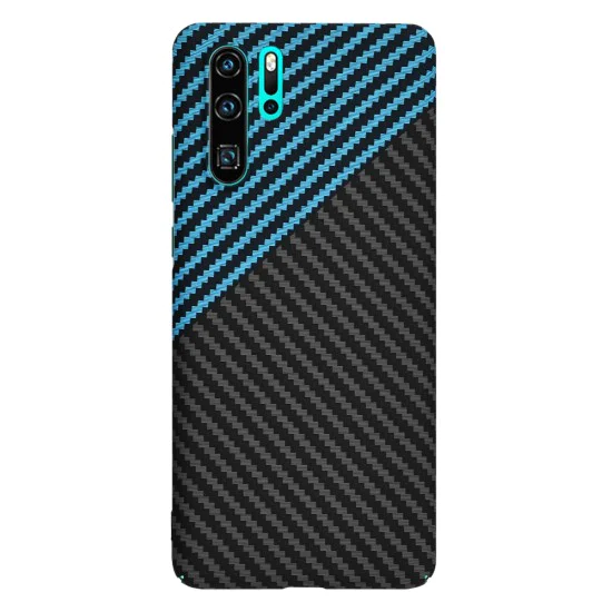 Калъф за Huawei P30 Pro / P30 Pro New Edition - Carbonite FiberShell - Blue Pulse