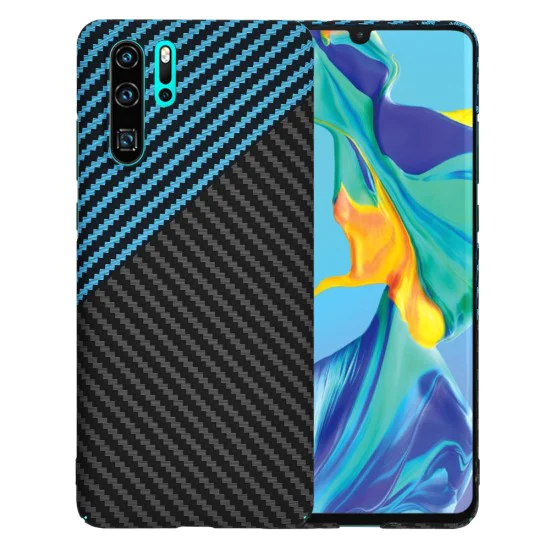 Калъф за Huawei P30 Pro / P30 Pro New Edition - Carbonite FiberShell - Blue Pulse