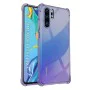 Калъф за Huawei P30 Pro / P30 Pro New Edition - Techsuit - Удароустойчив Clear Silicone - Опушено Черен
