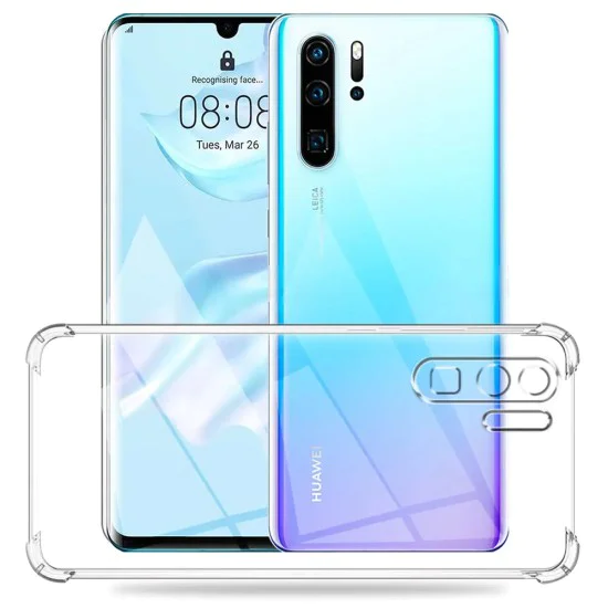 Калъф за Huawei P30 Pro / P30 Pro New Edition - Удароустойчив прозрачен силикон - прозрачен