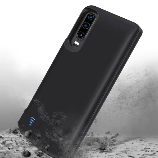 Калъф за Huawei P30 Pro с 5000mAh Батерия - Power Pro - Черен