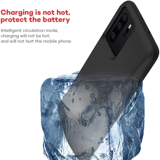 Калъф за Huawei P30 Pro с 5000mAh Батерия - Power Pro - Черен