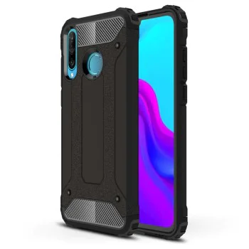 Калъф за Huawei P30 lite / P30 lite New Edition - Hybrid Armor - Черен