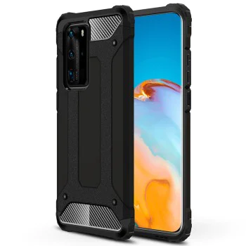 Калъф за Huawei P40 Pro - Hybrid Armor - Черен