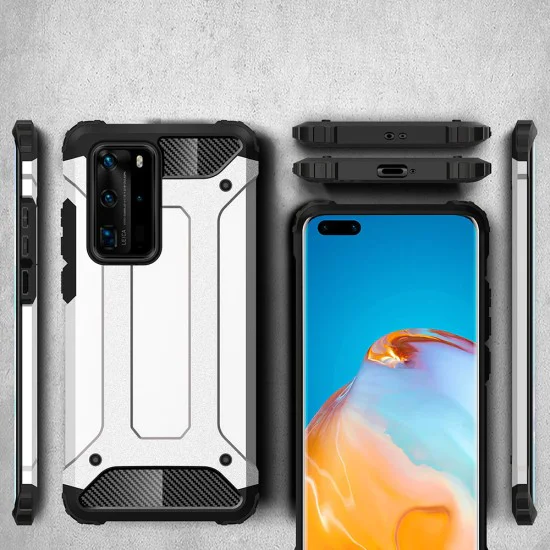 Калъф за Huawei P40 Pro - Hybrid Armor - Черен