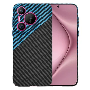 Калъф за Huawei Pura 70 - Carbonite FiberShell - Blue Pulse