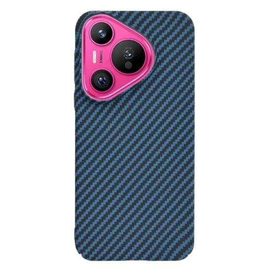 Калъф за Huawei Pura 70 - Carbonite FiberShell - Cyan